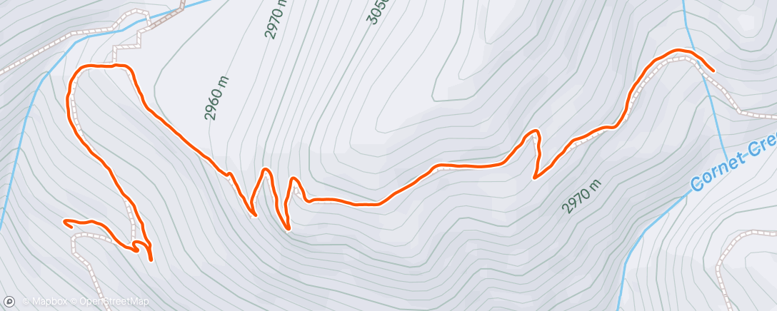 Map of the activity, Morning Trail Run