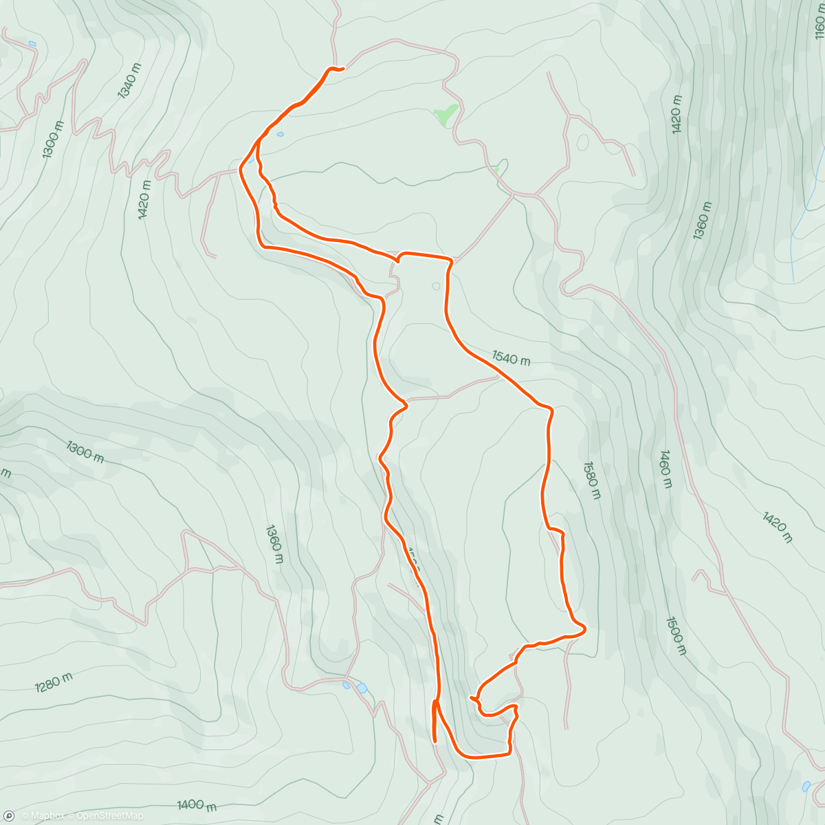 Map of the activity, Sierra Gorda de Loja ⛰️🌸🐑