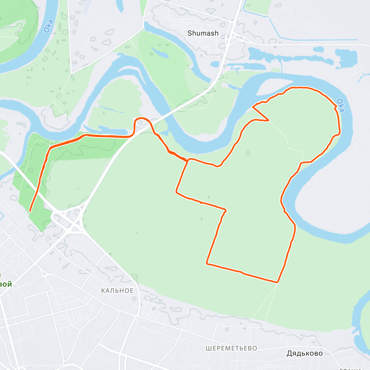 Map of the activity, Вспахал целину своими мощными лапищами 🐺