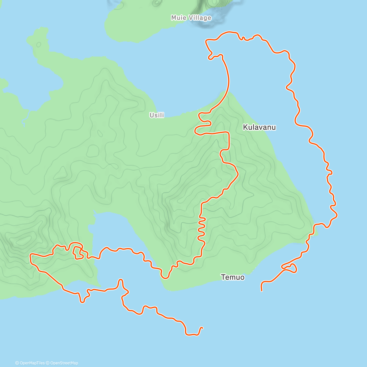 Map of the activity, Zwift - #1 Find Your Rhythm - Long on Tides and Temples in Watopia