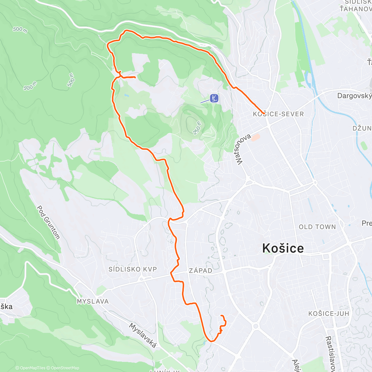 Map of the activity, Oh, boy, my breast friends.