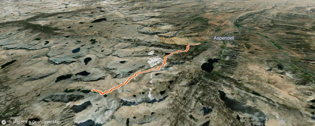 Map of the activity, Darwin Basin —> Lamarck Col —> North Lake