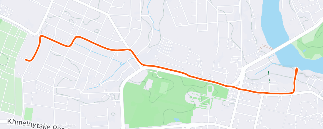 Map of the activity, Lunch Walk