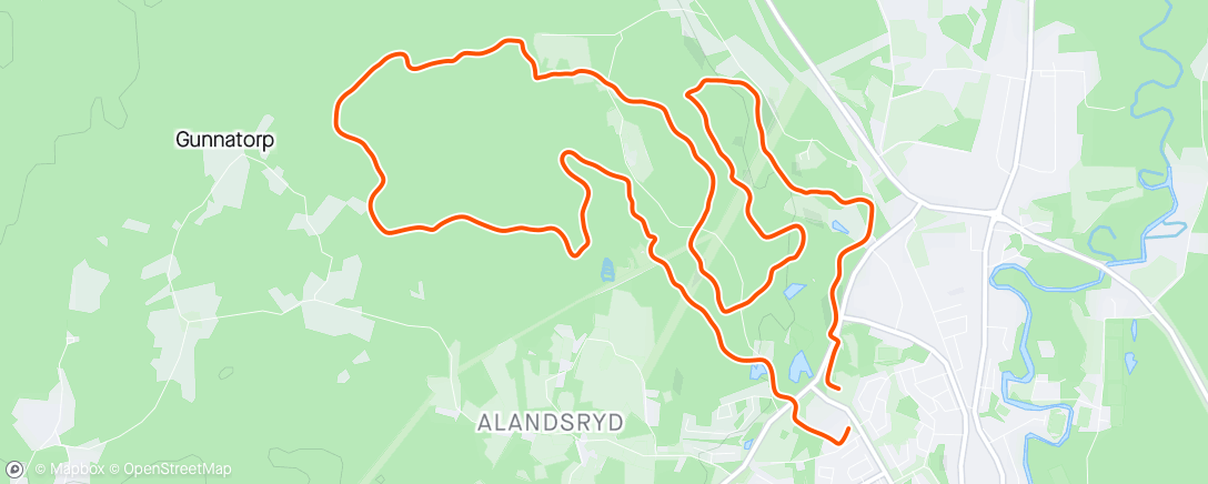 Map of the activity, Morning Ride