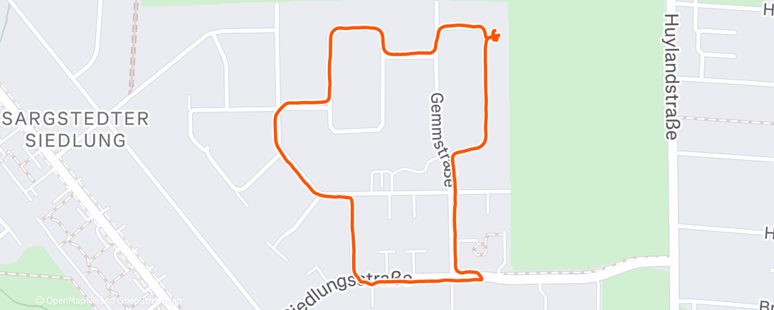 Карта физической активности (Abendspaziergang)