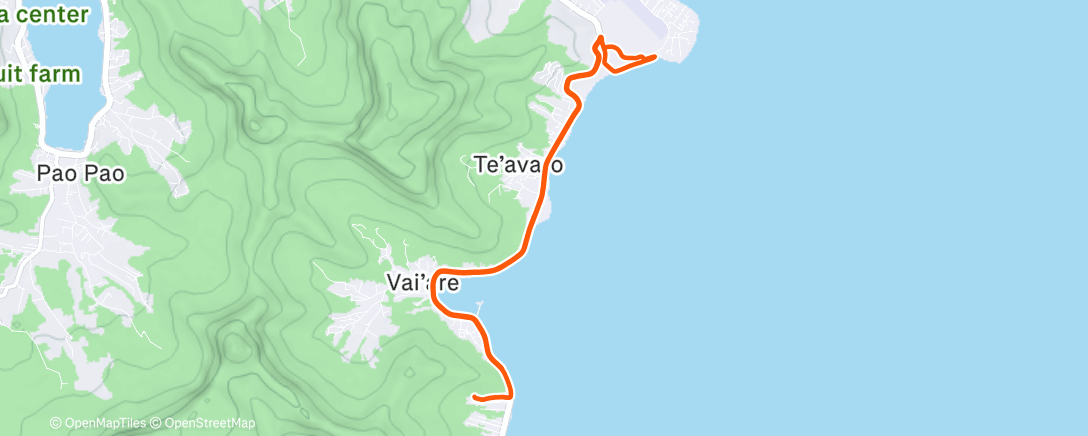 Map of the activity, Footing plat avec Arthur avant ✈️