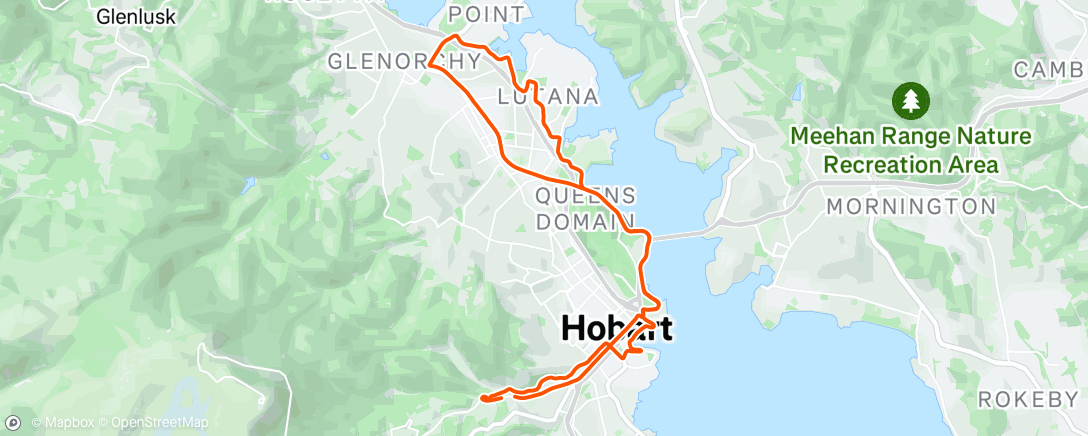 Map of the activity, Recovery