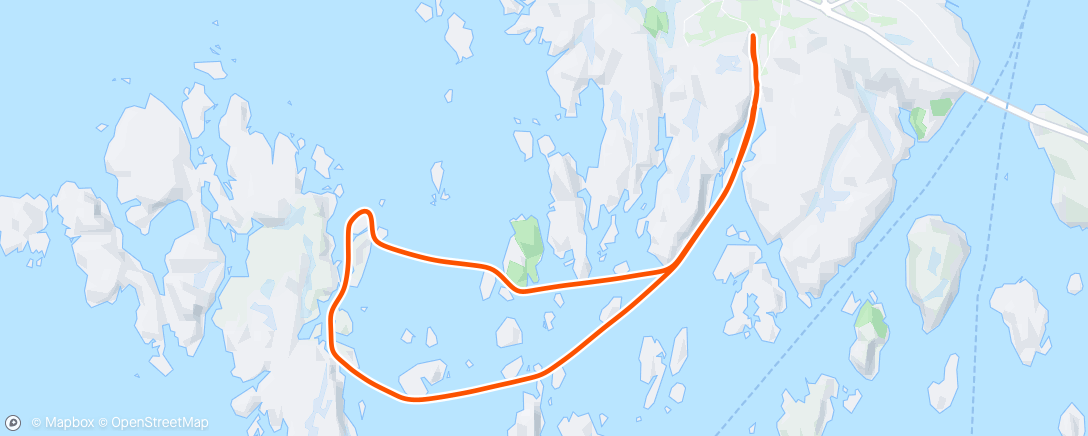 Map of the activity, Valley i havtåke