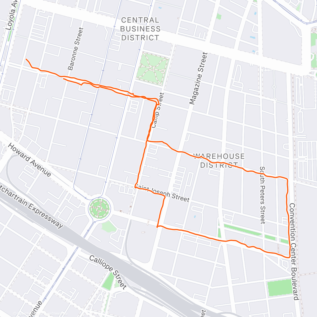 Карта физической активности (Afternoon Run)