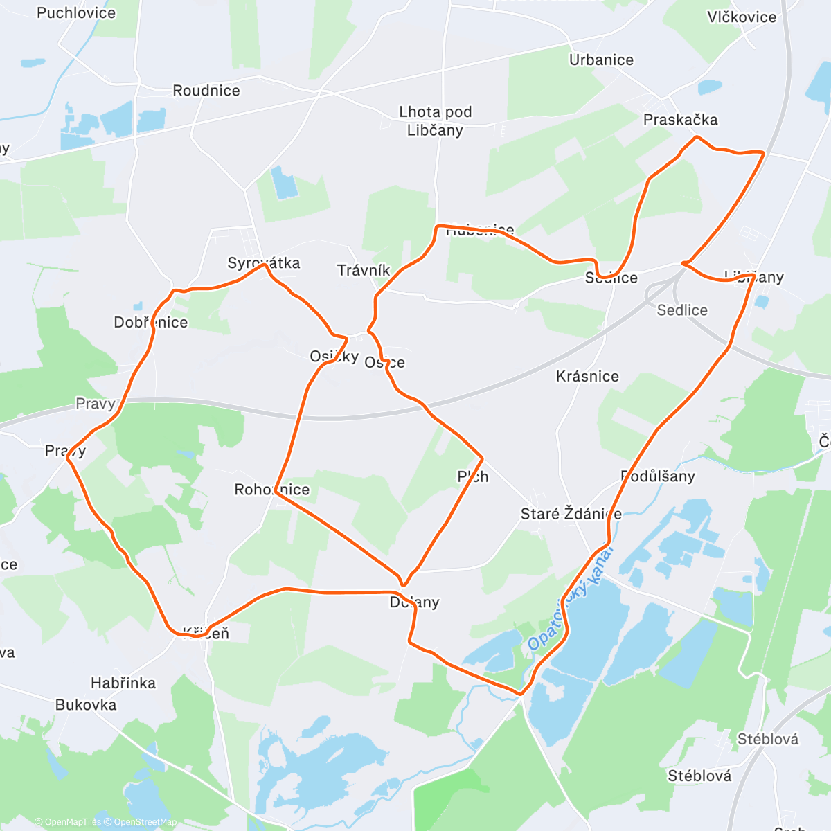 Map of the activity, ROUVY - CZECHMAN