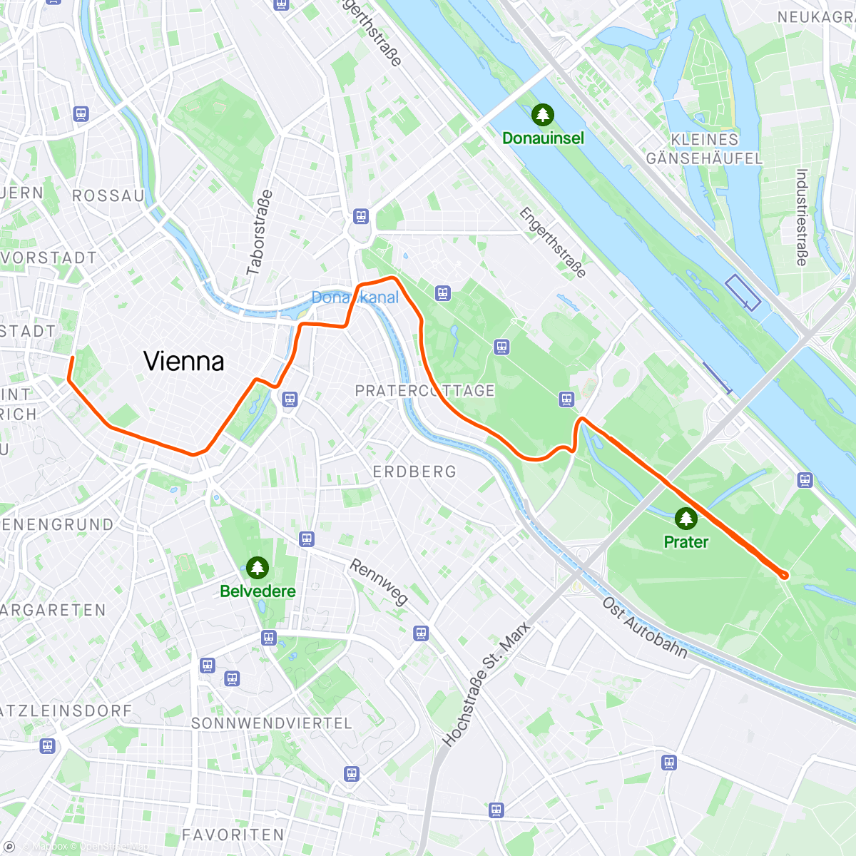 Map of the activity, Vcm Staffel - Uni Leoben🥳