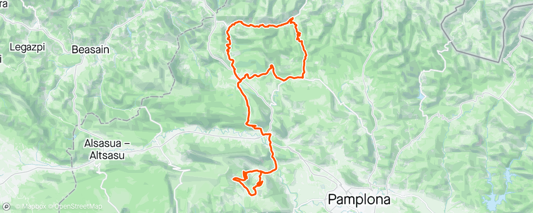 Map of the activity, La Peluso 2024