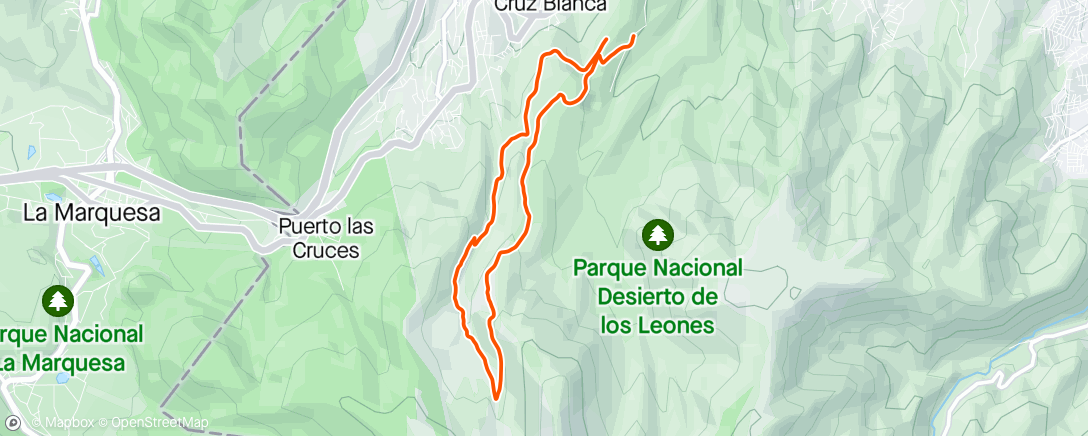 Map of the activity, La Montaña para Nosotros! 😍