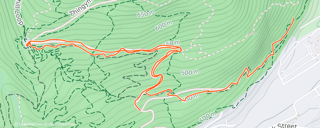 Map of the activity, Morning Ride