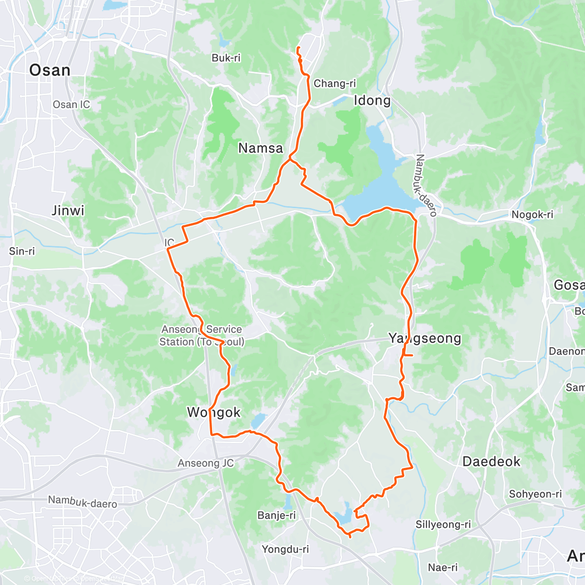 Map of the activity, Bundled Up - 6 layers + Jacket ride