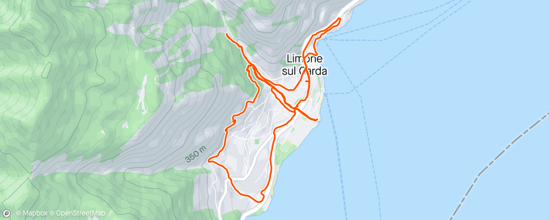 Map of the activity, Apparently my 1,000th Strava activity