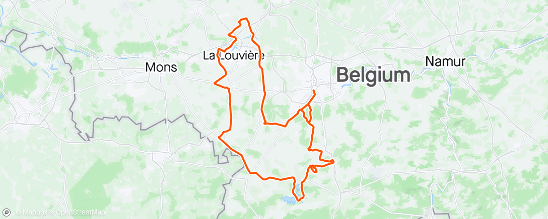 Map of the activity, Circuit de Wallonie 🙌