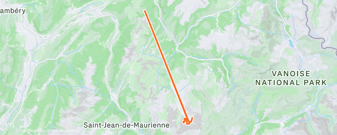 Map of the activity, Ski alpin à Val Thorens ⛷️