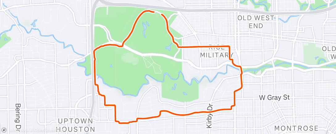 Mapa de la actividad (Morning Run)