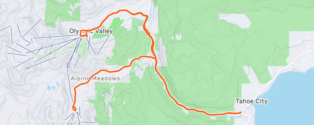 Map of the activity, Morning Ride