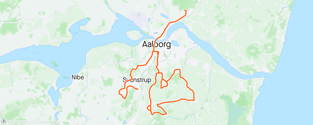 Map of the activity, Kørelystig