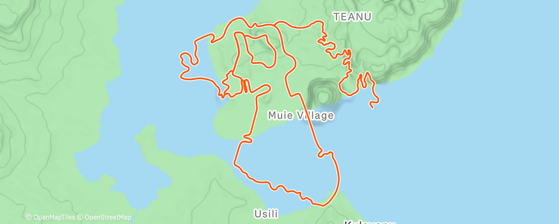 Map of the activity, Zwift - Tair Dringfa Fechan in Watopia