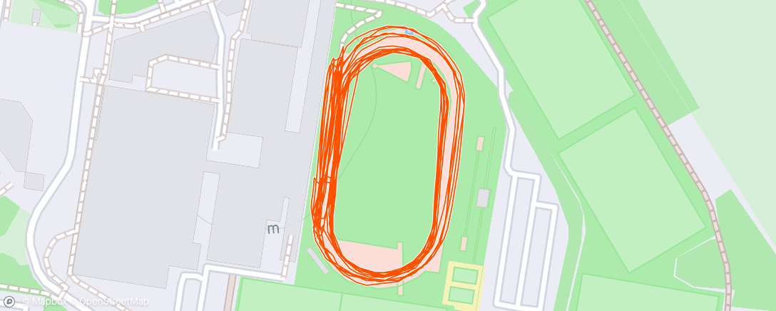 Map of the activity, Somer AC and Frome Bath Track Session