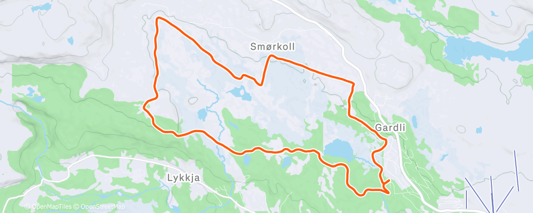 Map of the activity, Klassisk med mamma 🌟