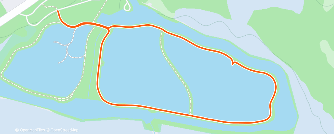 Map of the activity, Afternoon Hike