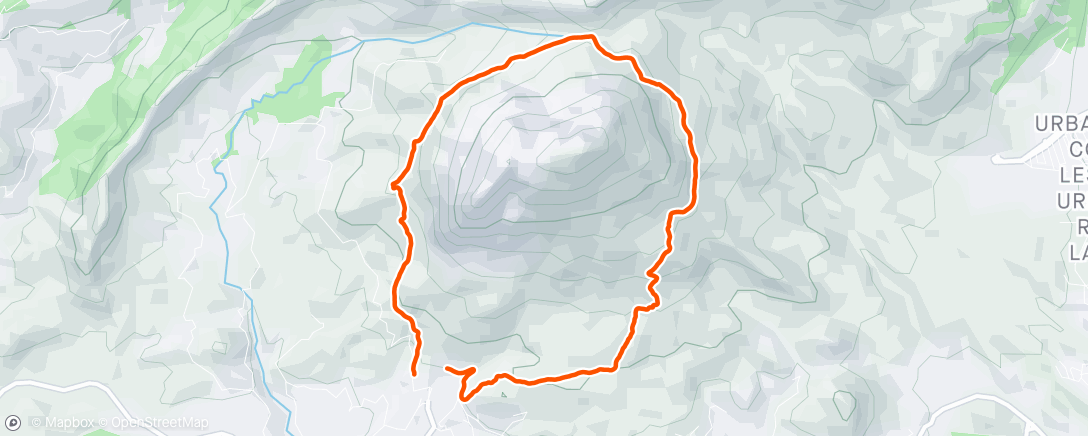 Map of the activity, Reconciliandonos con la circular del Puig Campana. Han arreglado la senda de bajada y está pa volar
