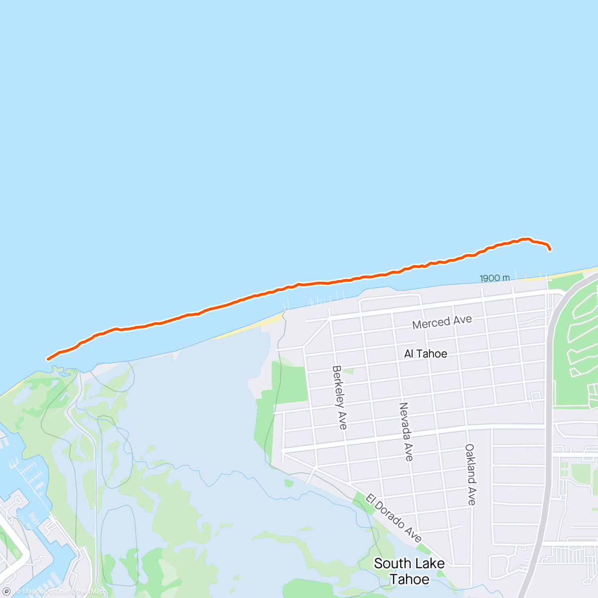Map of the activity, Doggie paddle