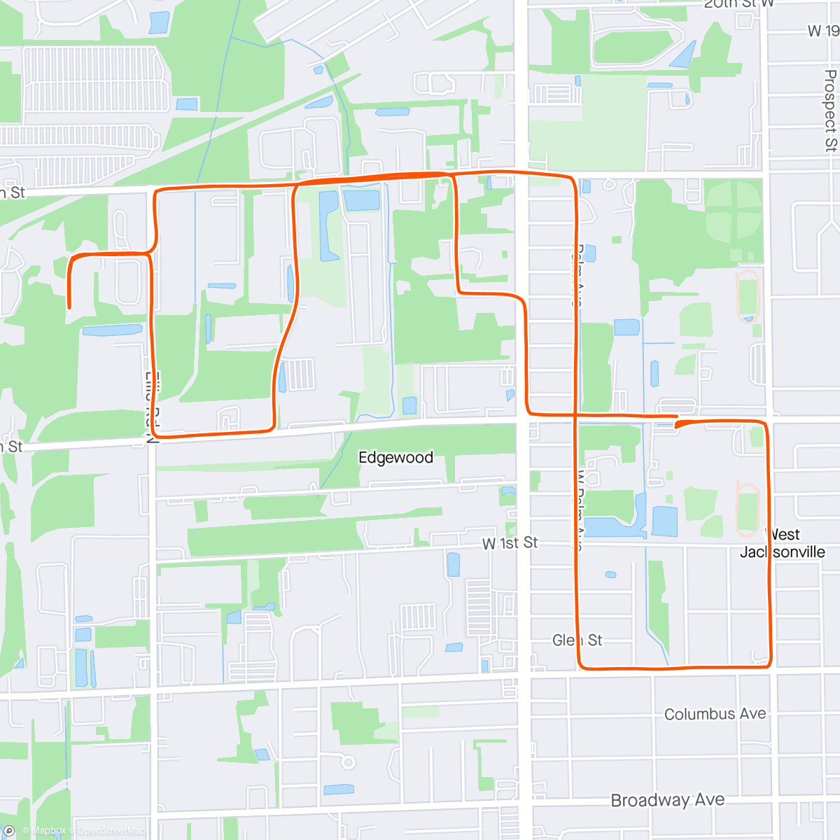 Map of the activity, Every Street - Biltmore