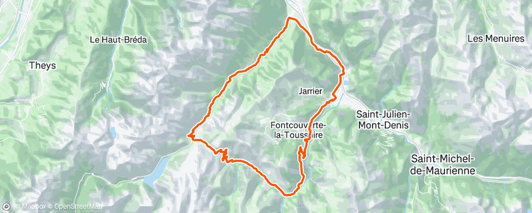 Carte de l'activité