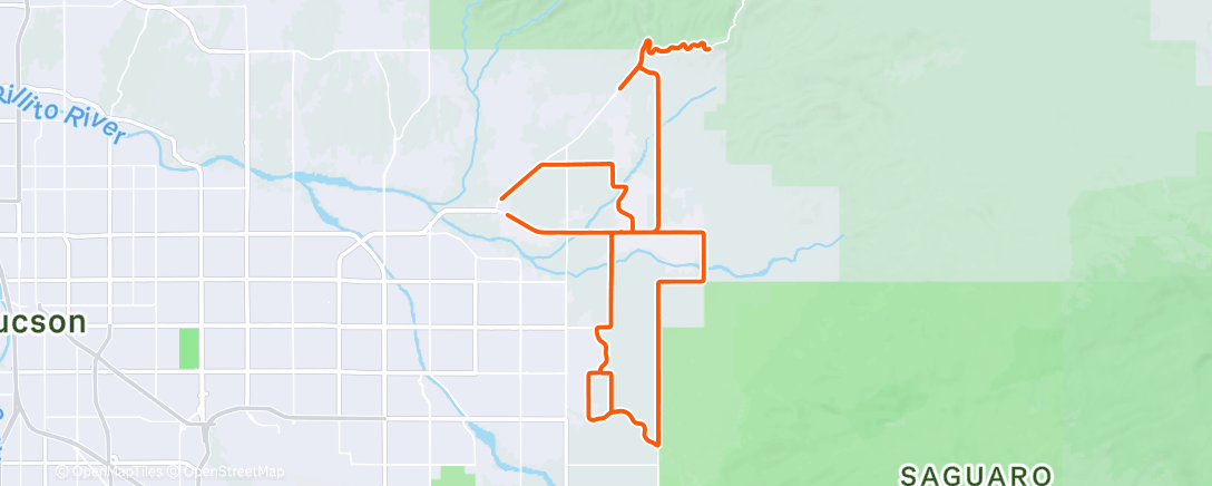 Mappa dell'attività Morning Ride
