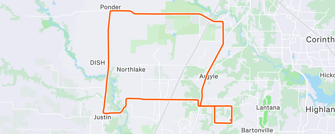 Map of the activity, Christmas Day 50
