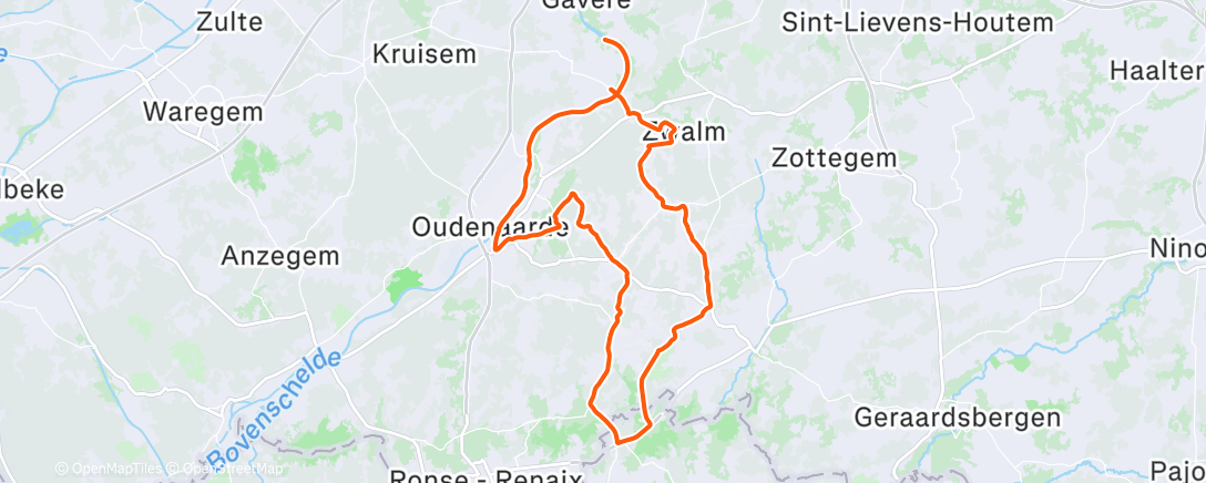 Карта физической активности (D-1 BK Beachrace Middelkerke 🏖️)