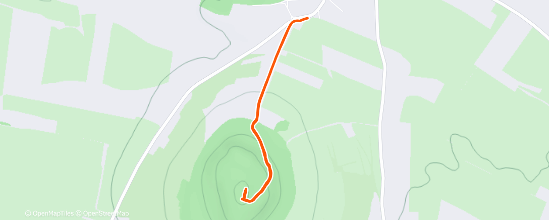 Map of the activity, Afternoon Walk