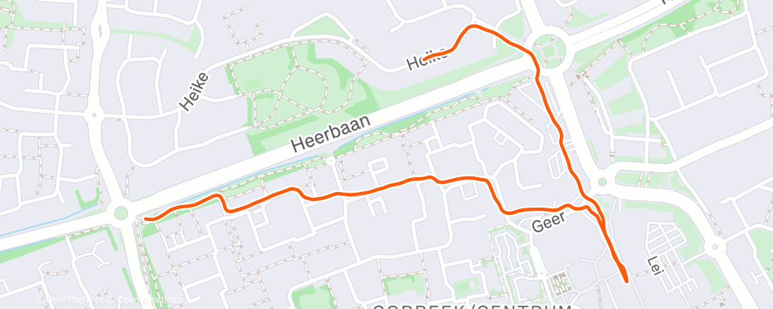 Map of the activity, Christmas (and lunch) shopping