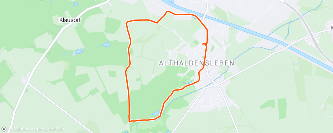 Map of the activity, Spaziergang am Morgen🐕🐕