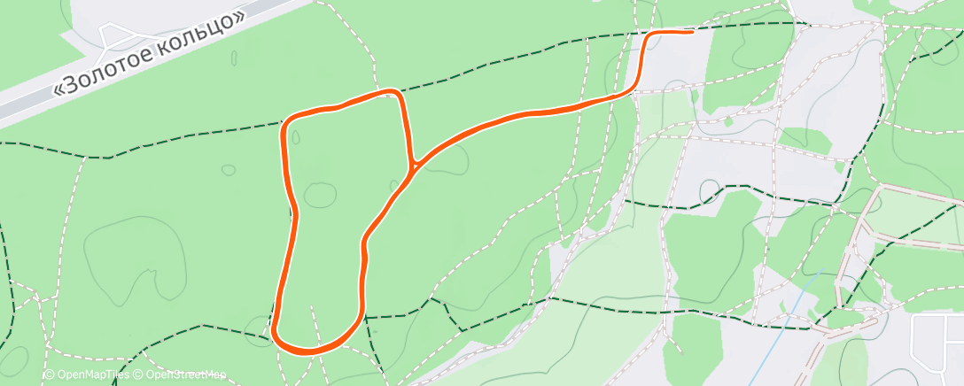 Карта физической активности (Северный лыжный заезд (после обеда))