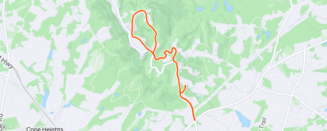 Map of the activity, quick spin