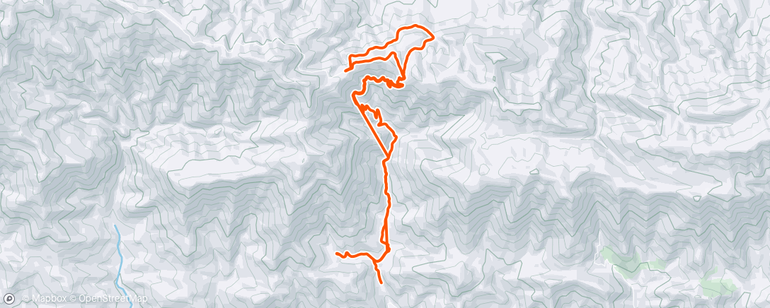 Mapa de la actividad, Lunch Trail Run