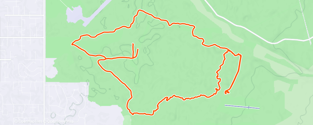 Карта физической активности (Afternoon Ride)