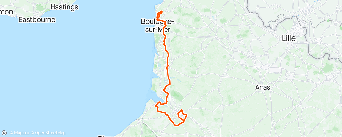 Map of the activity, On the second day of Dunkerque my true love gave to me