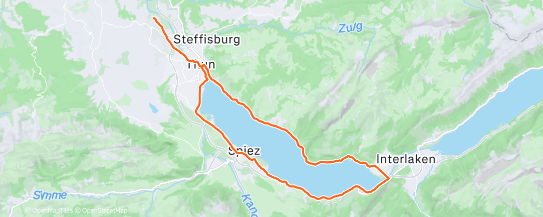 Map of the activity, #heattraining😂