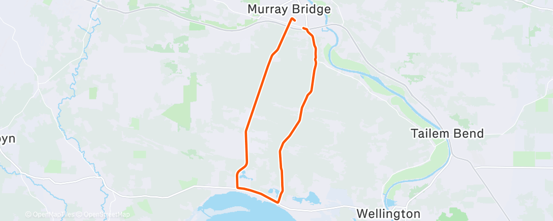 Map of the activity, Grey start, nice finish