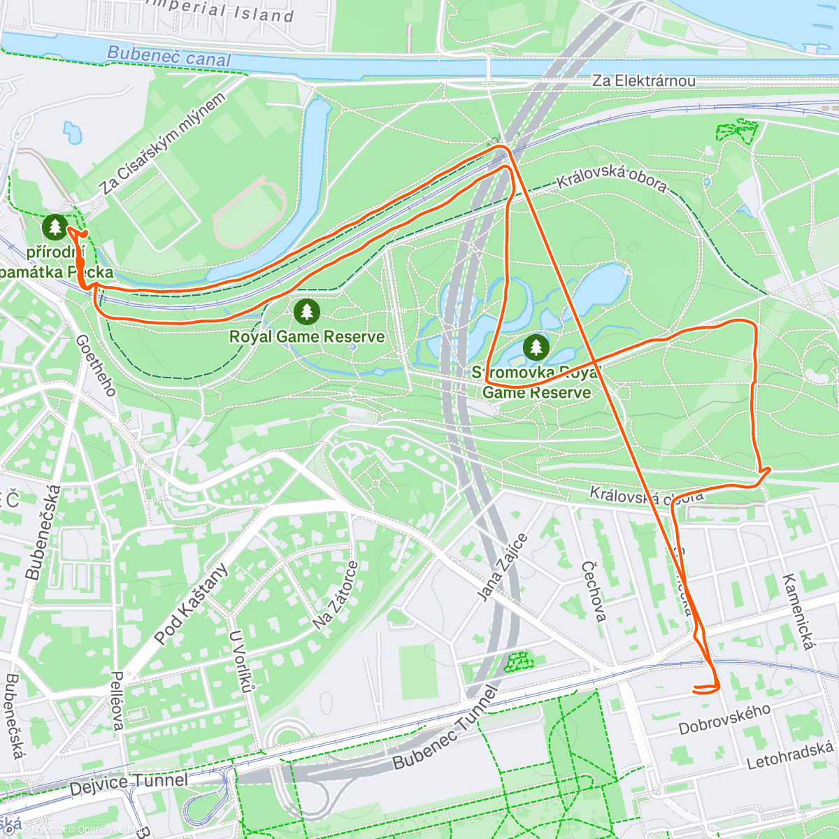 Map of the activity, Trailpoint - INOV8 Trailtalon test