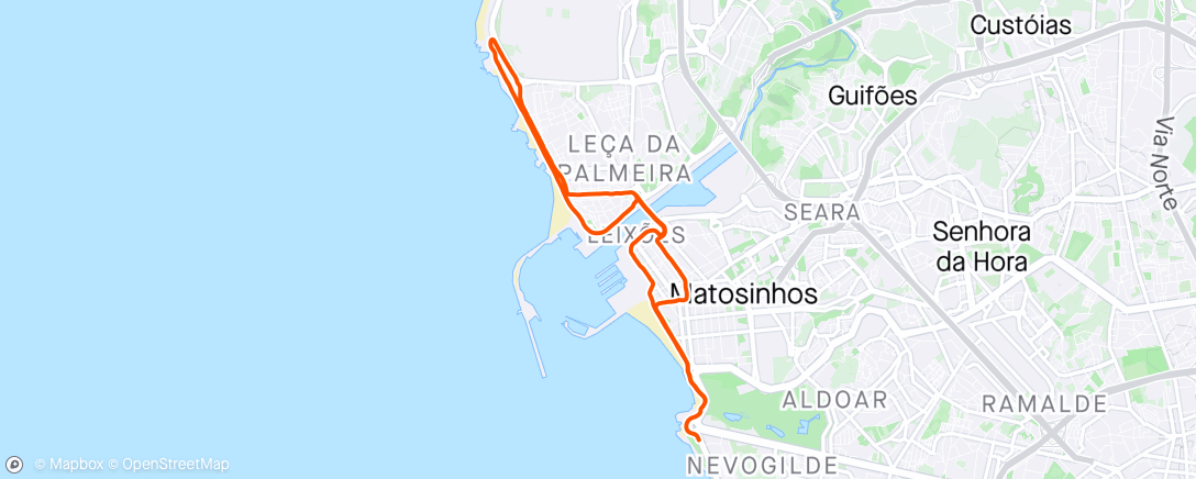 Mapa da atividade, Porto / Matosinhos