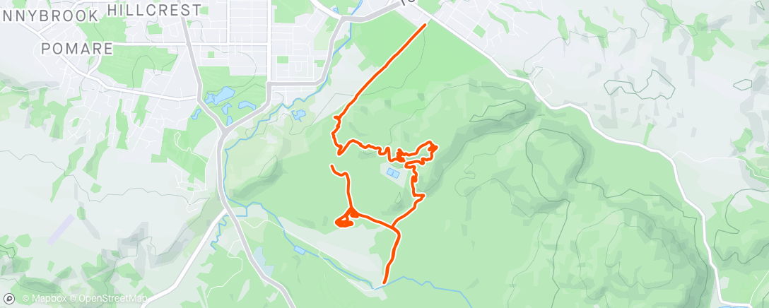 Kaart van de activiteit “Morning Mountain Bike Ride”
