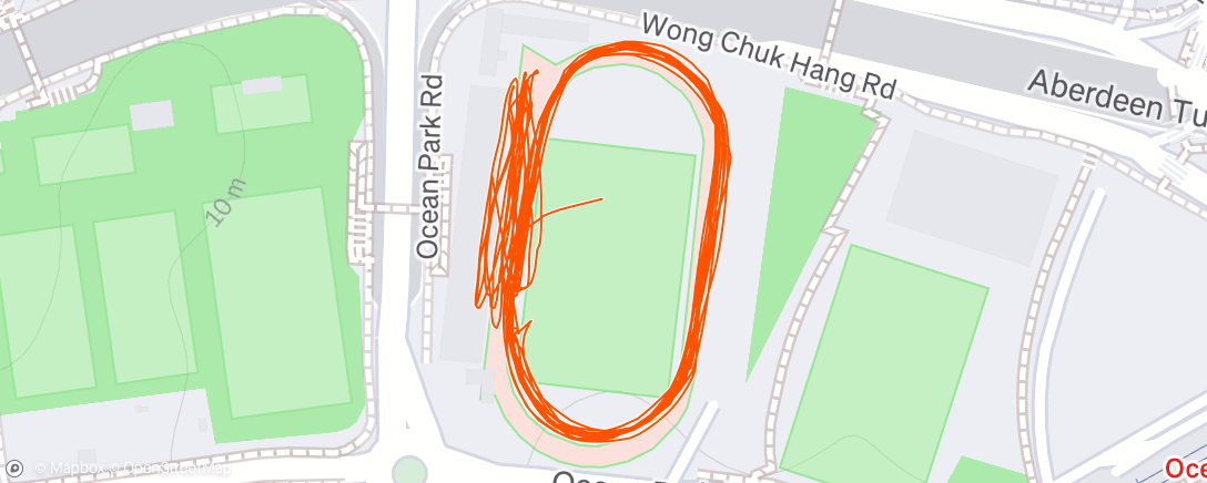 Map of the activity, Track Work